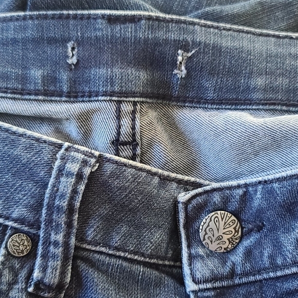 Prana Skinny Jeans Size 30x32 Medium Wash Mid Rise - Picture 2 of 4